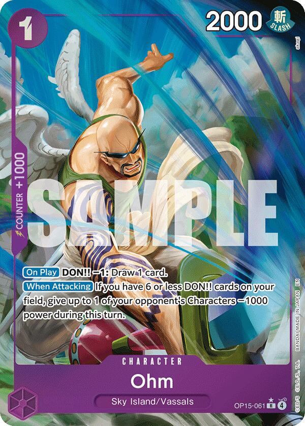 Ohm (Alternate Art) [Adventure on Kami's Island] | Cards and Coasters CA