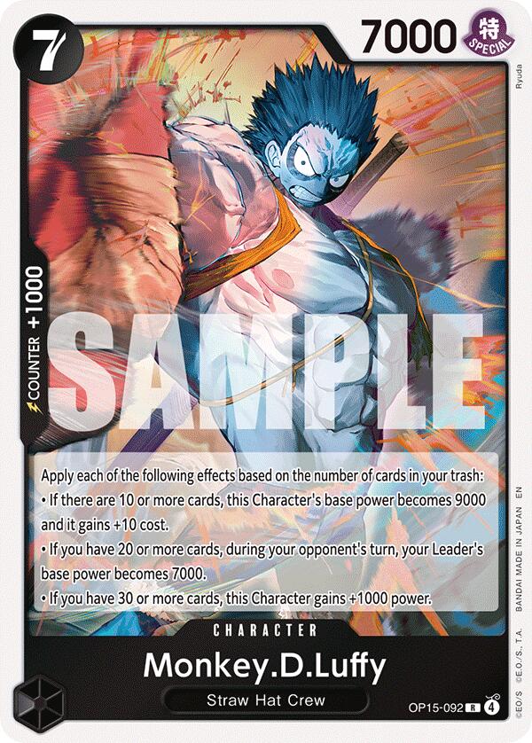 Monkey.D.Luffy [Adventure on Kami's Island] | Cards and Coasters CA