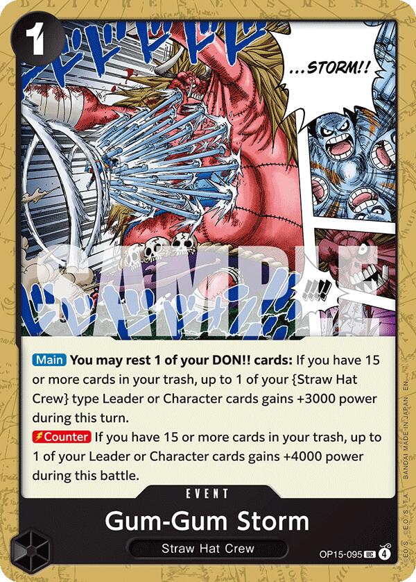 Gum-Gum Storm [Adventure on Kami's Island] | Cards and Coasters CA
