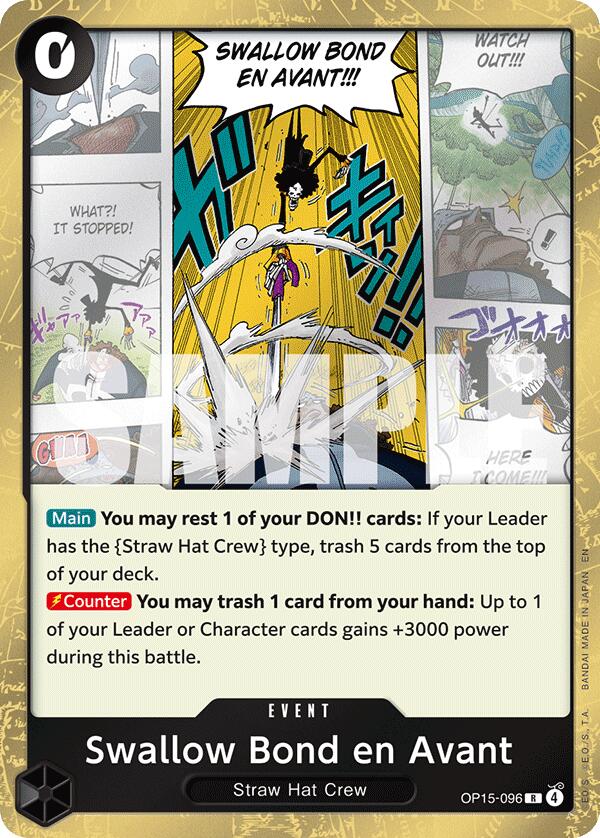 Swallow Bond en Avant [Adventure on Kami's Island] | Cards and Coasters CA