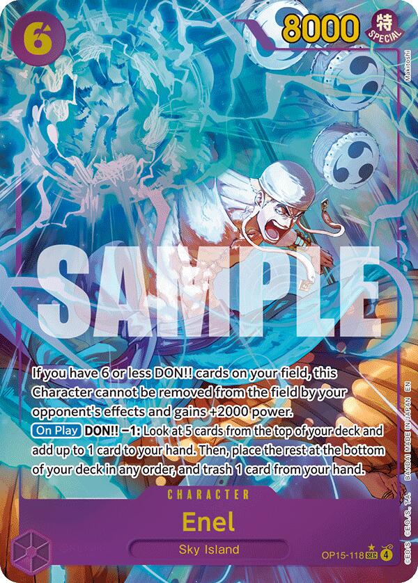 Enel (Alternate Art) [Adventure on Kami's Island] | Cards and Coasters CA