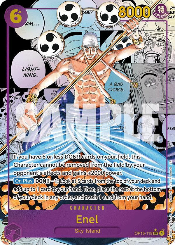 Enel (Manga) [Adventure on Kami's Island] | Cards and Coasters CA