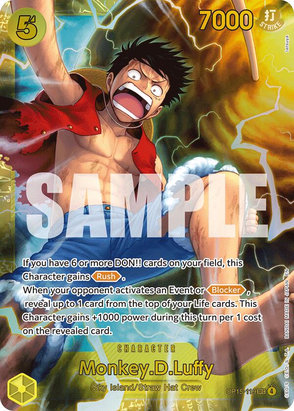 Monkey.D.Luffy [Adventure on Kami's Island] | Cards and Coasters CA