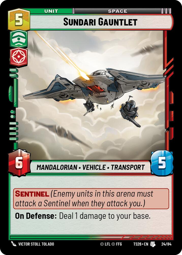 Sundari Gauntlet (24/84) (24/84) [Twin Suns] | Cards and Coasters CA