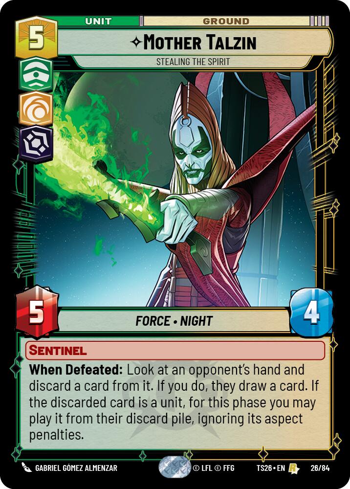 Mother Talzin - Stealing the Spirit (26/84) (26/84) [Twin Suns] | Cards and Coasters CA