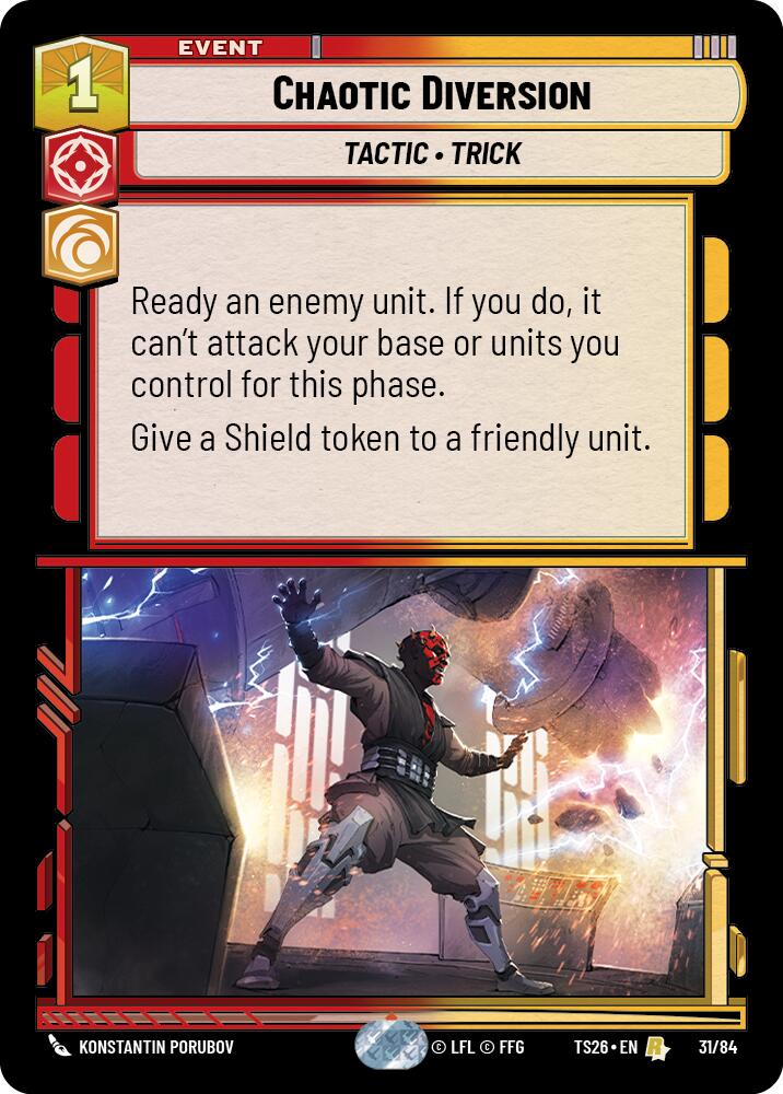 Chaotic Diversion (31/84) (31/84) [Twin Suns] | Cards and Coasters CA