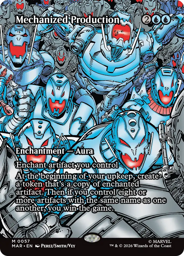 Mechanized Production (Borderless) [Marvel Universe: Eternal-Legal] | Cards and Coasters CA