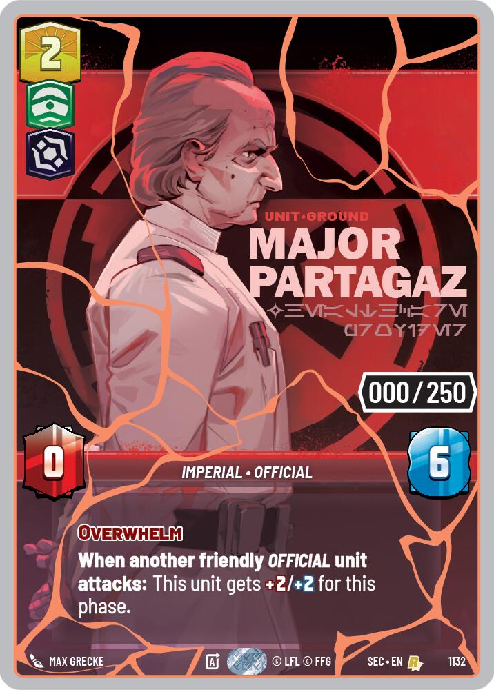 Major Partagaz - Healthcare Provider (1132) (Serialized) (Rose Gold) (1132) [Secrets of Power] | Cards and Coasters CA