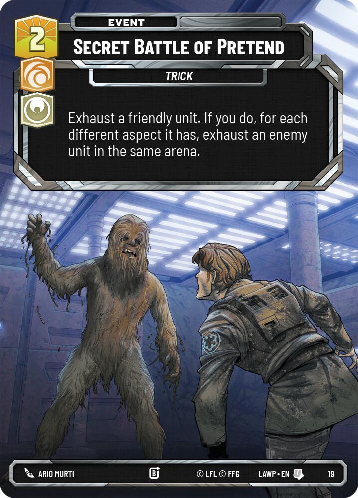 Secret Battle of Pretend (19) (19) [A Lawless Time: Weekly Play] | Cards and Coasters CA