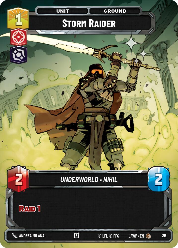 Storm Raider (35) (Foil) (35) [A Lawless Time: Weekly Play] | Cards and Coasters CA