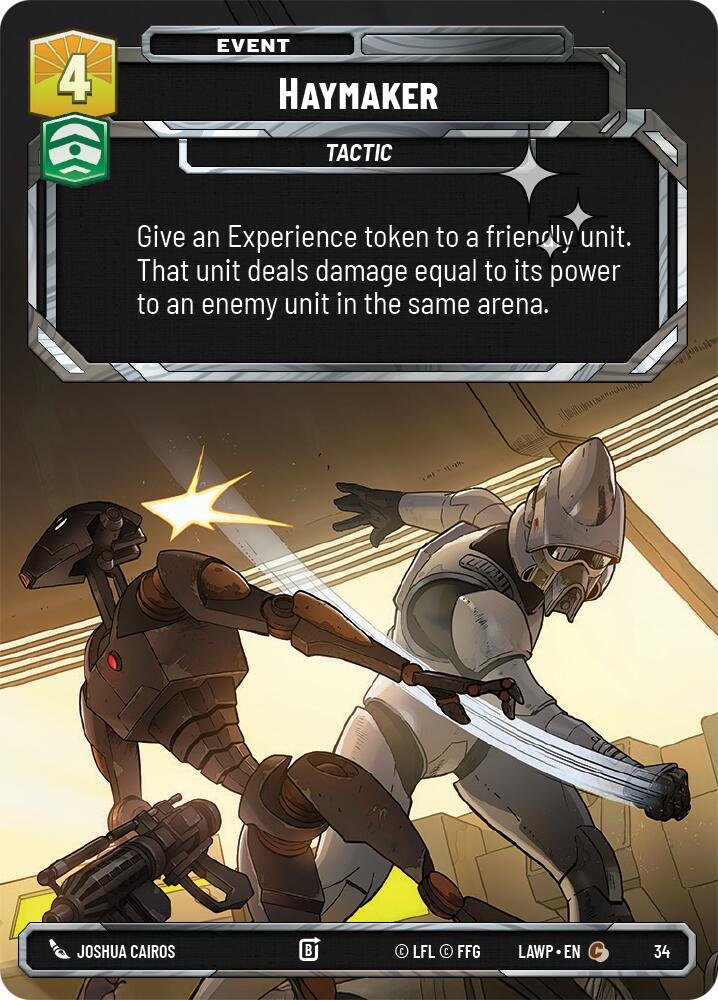 Haymaker (34) (Foil) (34) [A Lawless Time: Weekly Play] | Cards and Coasters CA