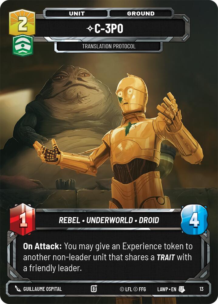 C-3PO - Translation Protocol (13) (13) [A Lawless Time: Weekly Play] | Cards and Coasters CA