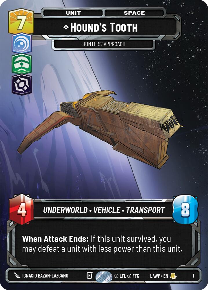 Hound's Tooth - Hunters' Approach (1) (1) [A Lawless Time: Weekly Play] | Cards and Coasters CA