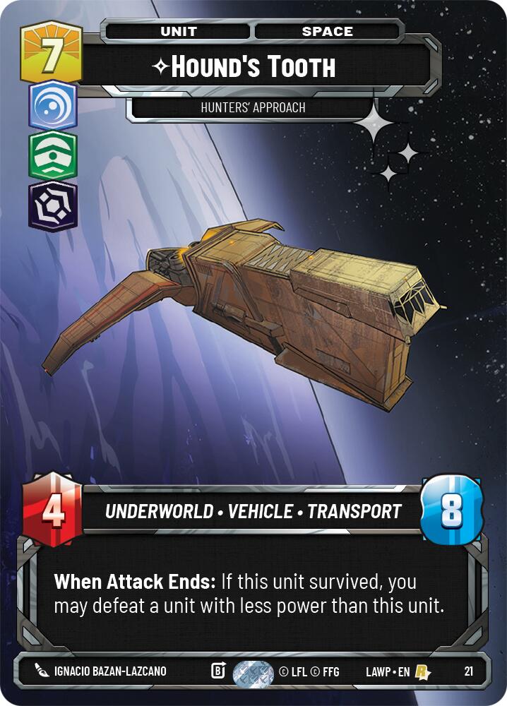 Hound's Tooth - Hunters' Approach (21) (Foil) (21) [A Lawless Time: Weekly Play] | Cards and Coasters CA