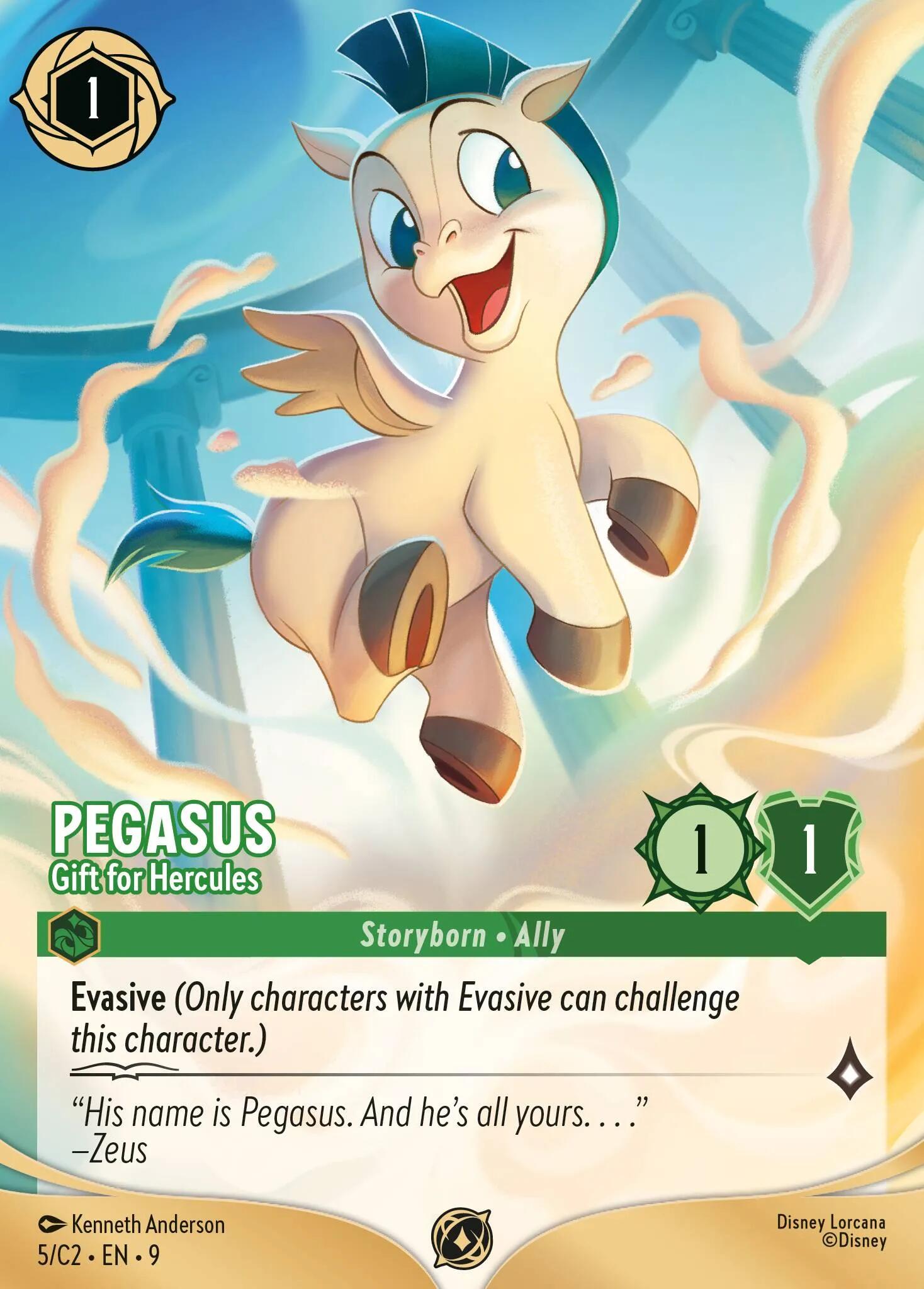 Pegasus - Gift for Hercules (5) (5) [Promo Cards] | Cards and Coasters CA