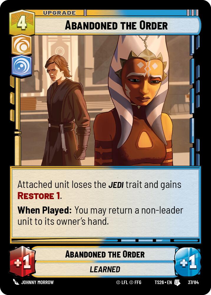 Abandoned the Order (37/84) (37/84) [Twin Suns] | Cards and Coasters CA