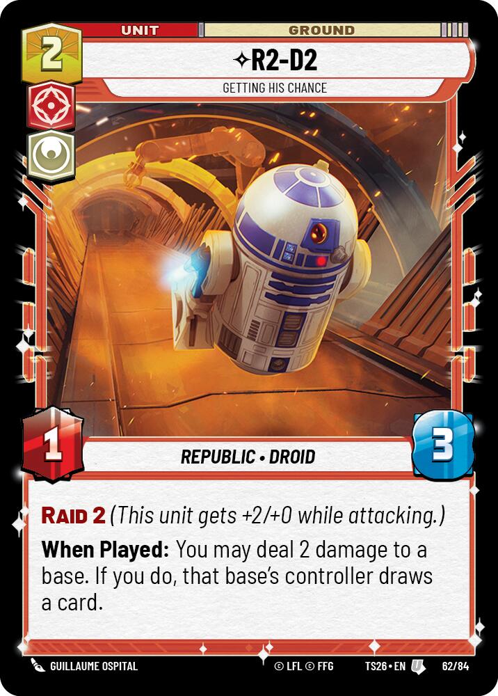 R2-D2 - Getting His Chance (62/84) (62/84) [Twin Suns] | Cards and Coasters CA