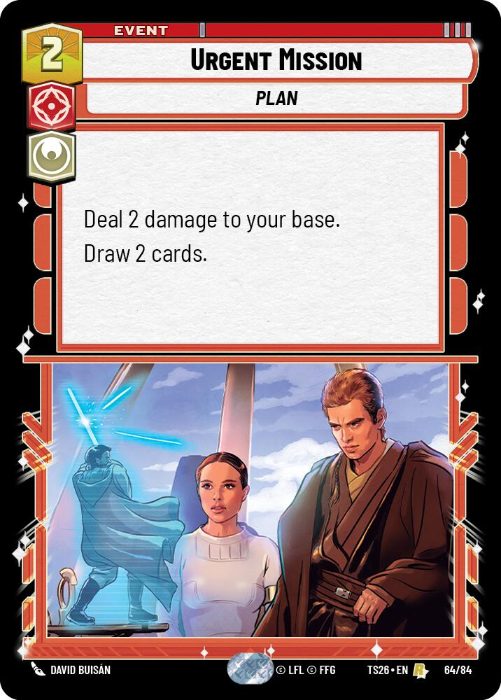 Urgent Mission (64/84) (64/84) [Twin Suns] | Cards and Coasters CA