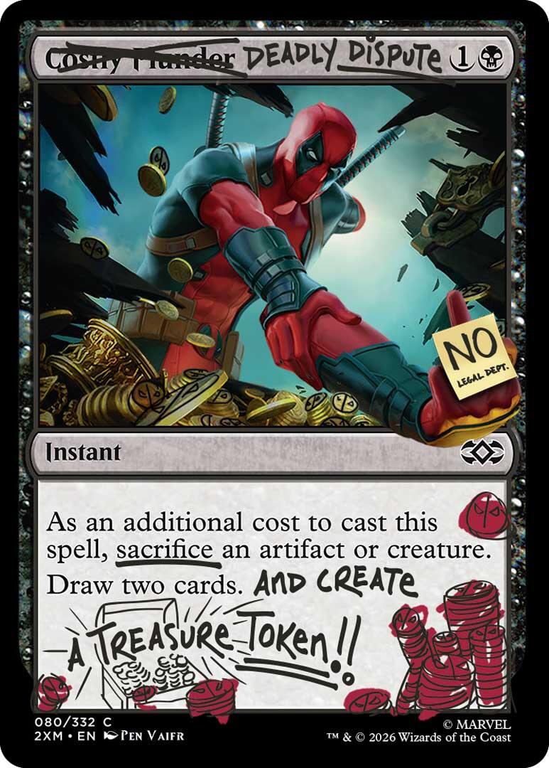 Deadly Dispute (080) [Secret Lair Drop Series] | Cards and Coasters CA