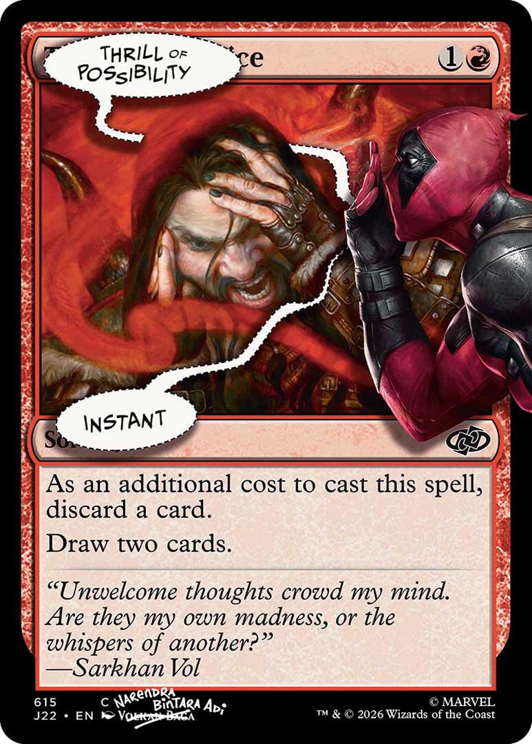 Thrill of Possibility (615) [Secret Lair Drop Series] | Cards and Coasters CA
