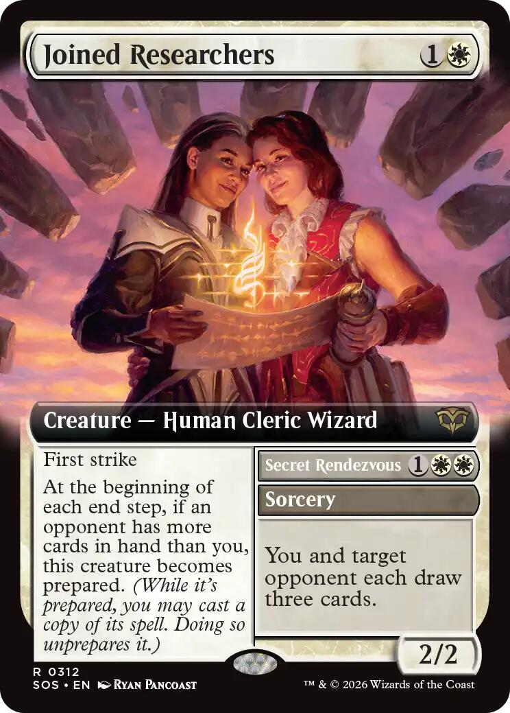 Joined Researchers (Extended Art) [Secrets of Strixhaven] | Cards and Coasters CA