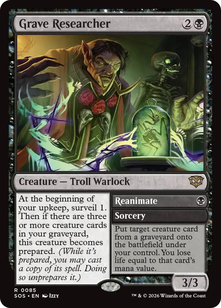 Grave Researcher [Secrets of Strixhaven] | Cards and Coasters CA