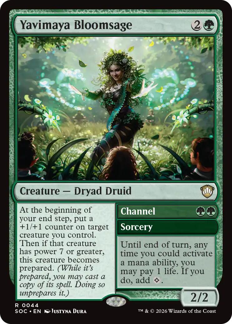 Yavimaya Bloomsage [Secrets of Strixhaven Commander] | Cards and Coasters CA