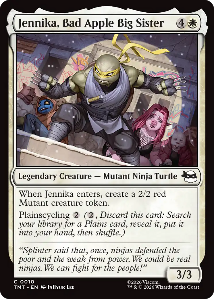Jennika, Bad Apple Big Sister [Teenage Mutant Ninja Turtles] | Cards and Coasters CA