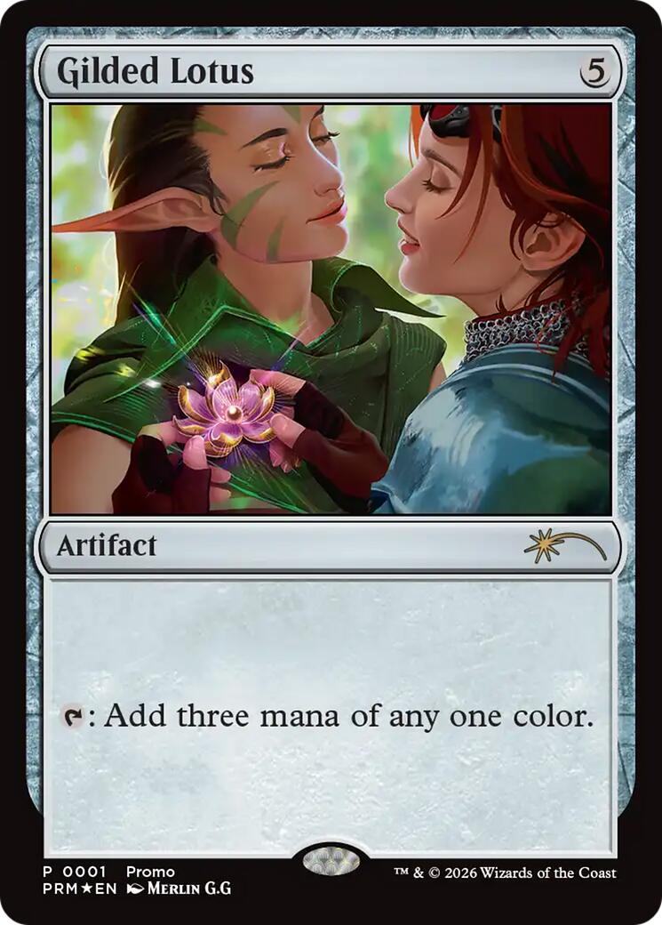 Gilded Lotus [Wizards Play Network 2026] | Cards and Coasters CA
