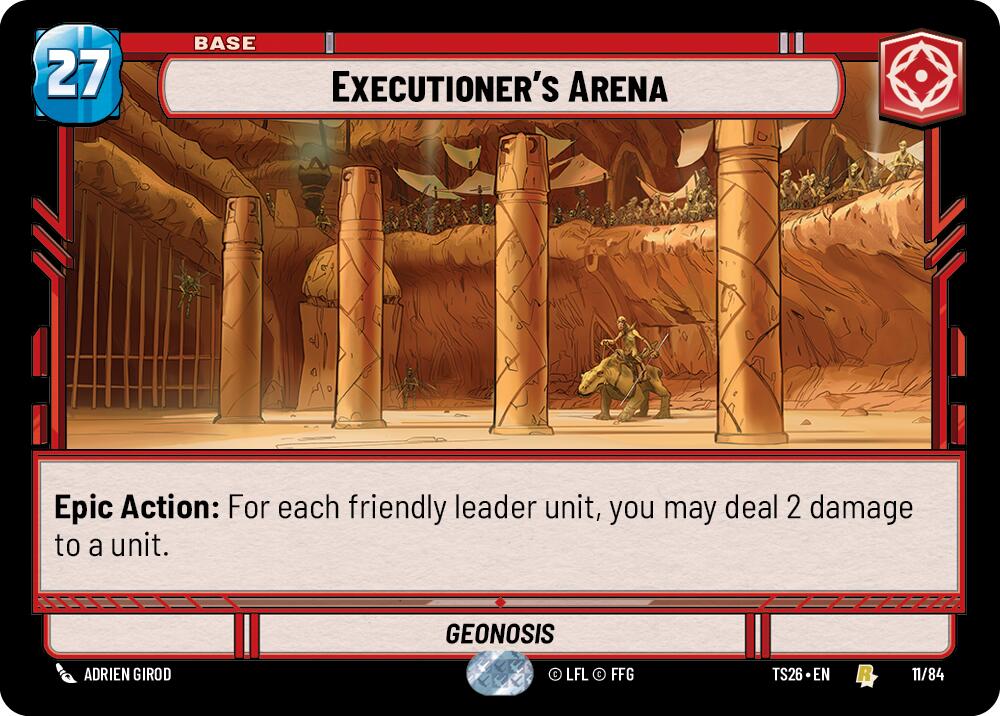 Executioner's Arena (11/84) (11/84) [Twin Suns] | Cards and Coasters CA