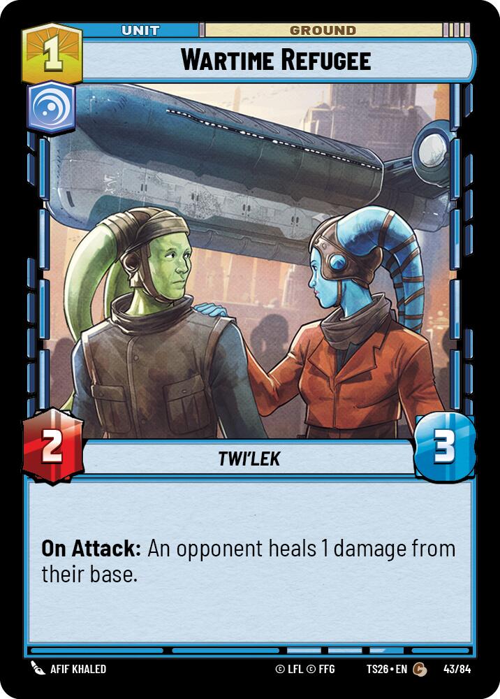 Wartime Refugee (43/84) (43/84) [Twin Suns] | Cards and Coasters CA