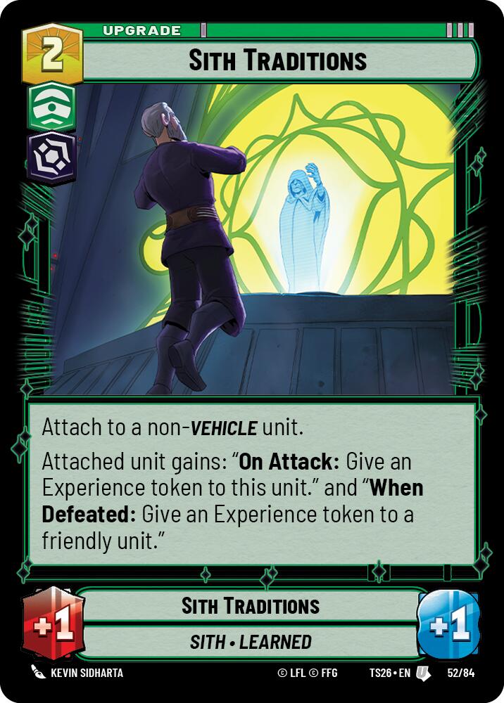Sith Traditions (52/84) (52/84) [Twin Suns] | Cards and Coasters CA