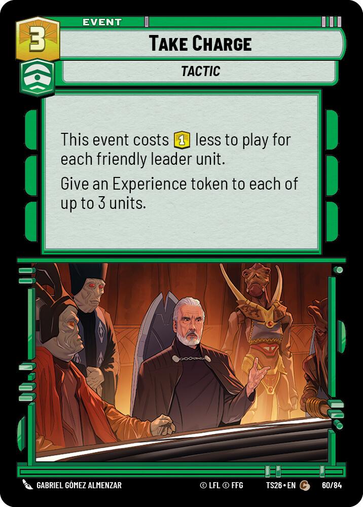 Take Charge (60/84) (60/84) [Twin Suns] | Cards and Coasters CA