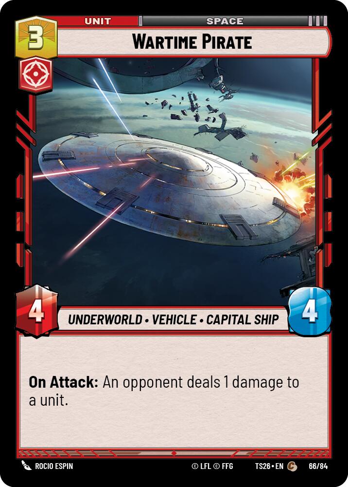 Wartime Pirate (66/84) (66/84) [Twin Suns] | Cards and Coasters CA