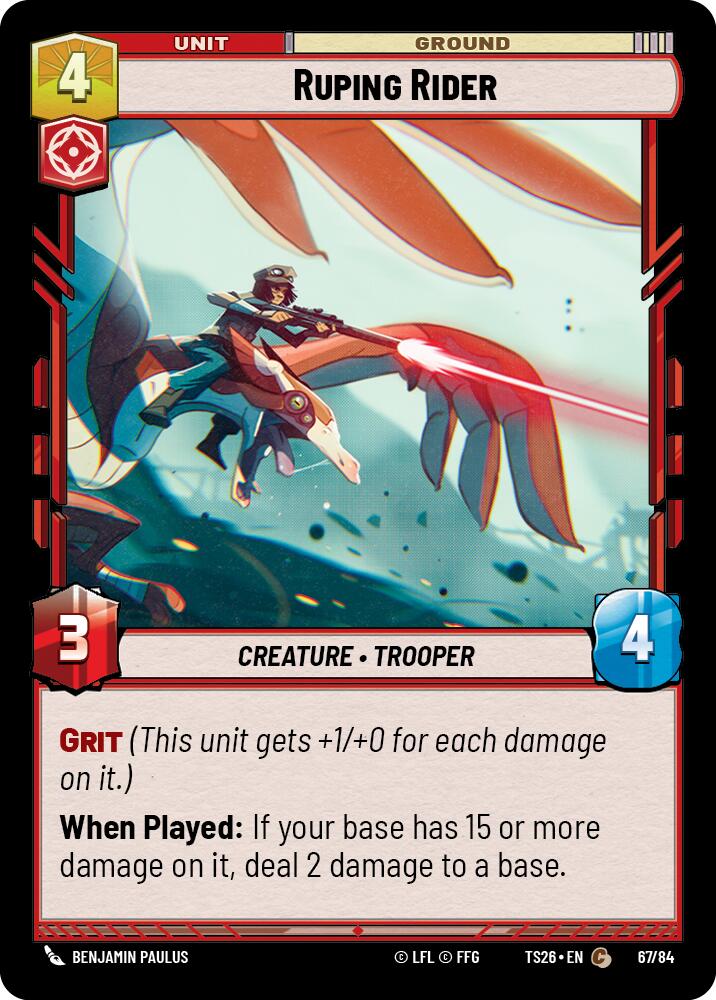 Ruping Rider (67/84) (67/84) [Twin Suns] | Cards and Coasters CA