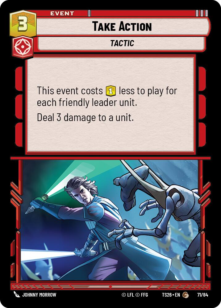 Take Action (71/84) (71/84) [Twin Suns] | Cards and Coasters CA