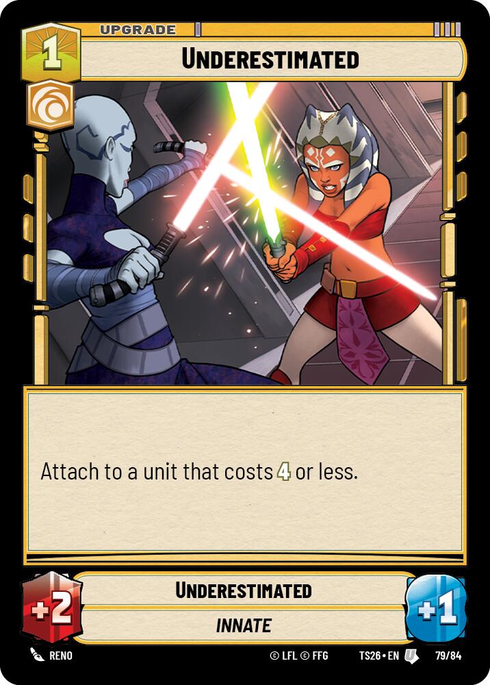 Underestimated (79/84) (79/84) [Twin Suns] | Cards and Coasters CA