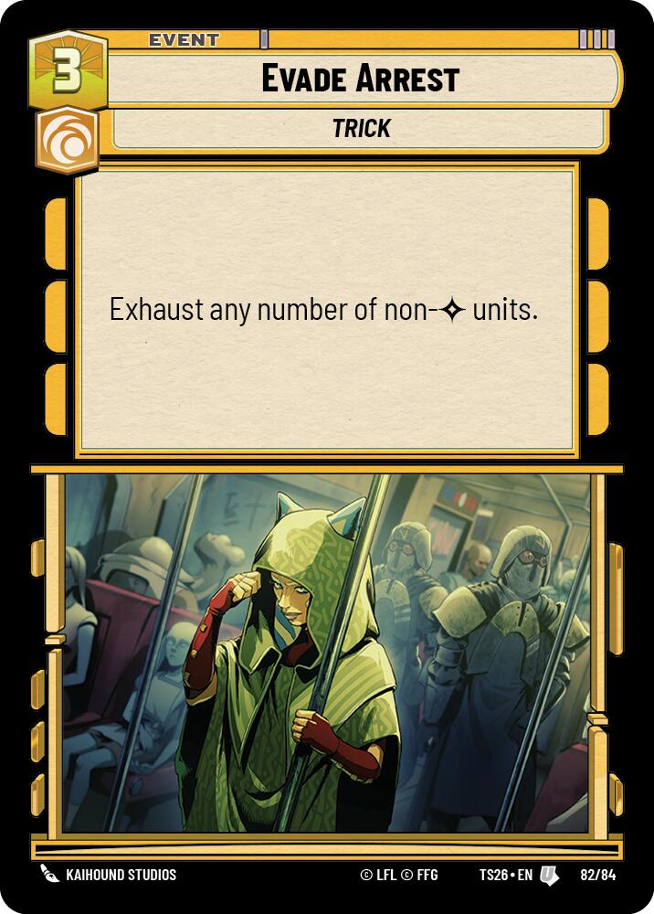 Evade Arrest (82/84) (82/84) [Twin Suns] | Cards and Coasters CA