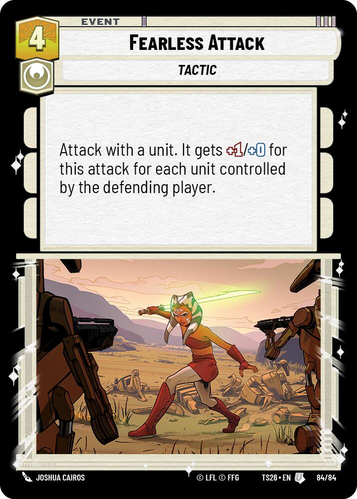 Fearless Attack (84/84) (84/84) [Twin Suns] | Cards and Coasters CA