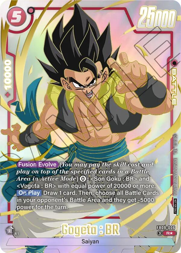Gogeta : BR (FB09-006) (Limited Pack 26-27 WAVE1) [Fusion World Tournament Cards] | Cards and Coasters CA