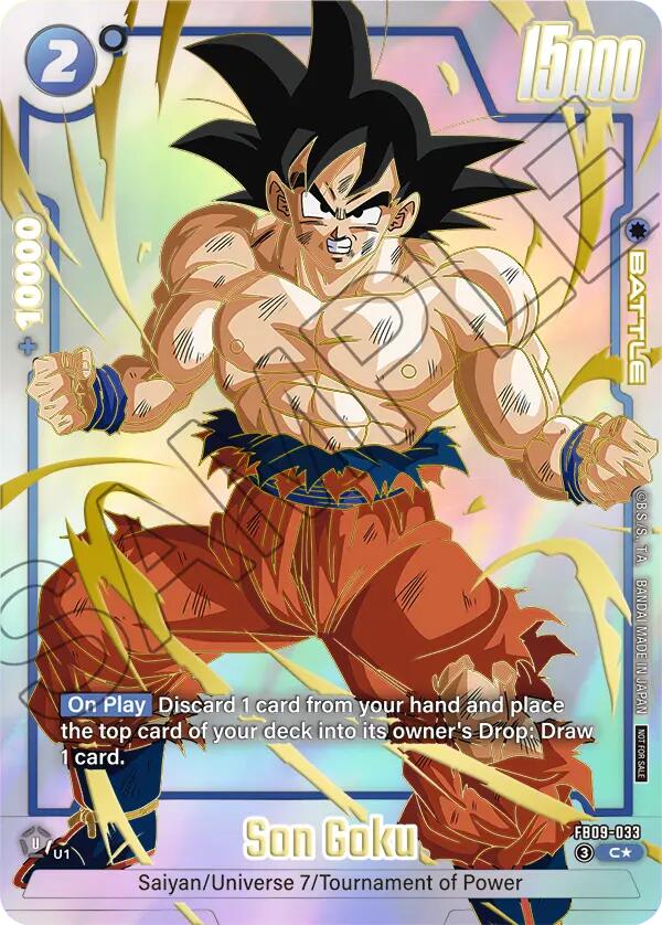 Son Goku (FB09-033) (Limited Pack 26-27 WAVE1) [Fusion World Tournament Cards] | Cards and Coasters CA