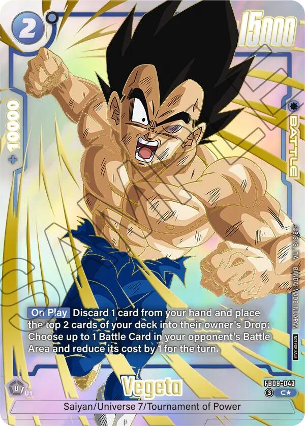Vegeta (FB09-043) [Fusion World Tournament Cards] | Cards and Coasters CA