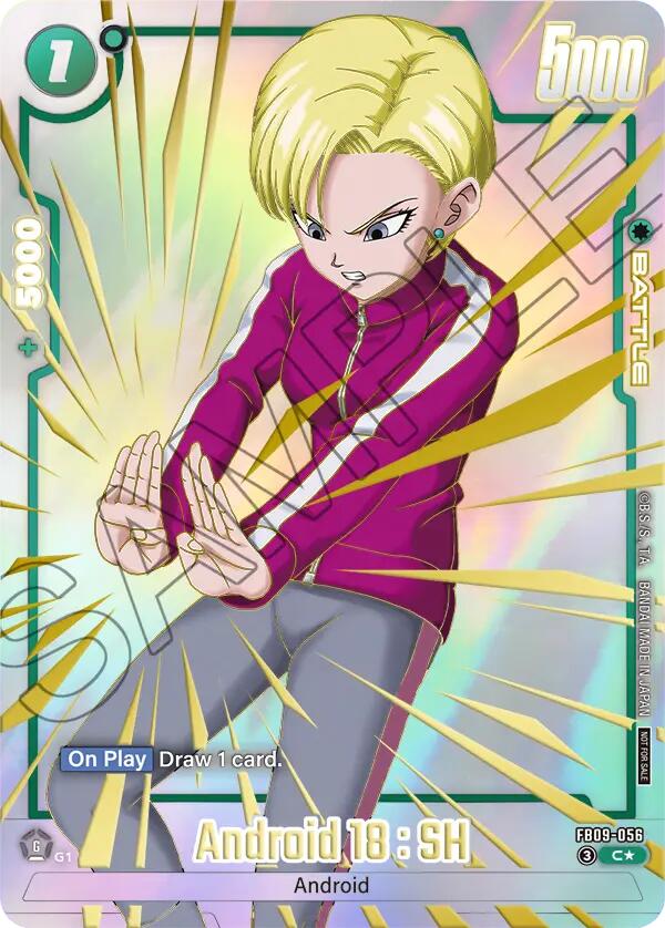 Android 18 : SH (Limited Pack 26-27 WAVE1) [Fusion World Tournament Cards] | Cards and Coasters CA