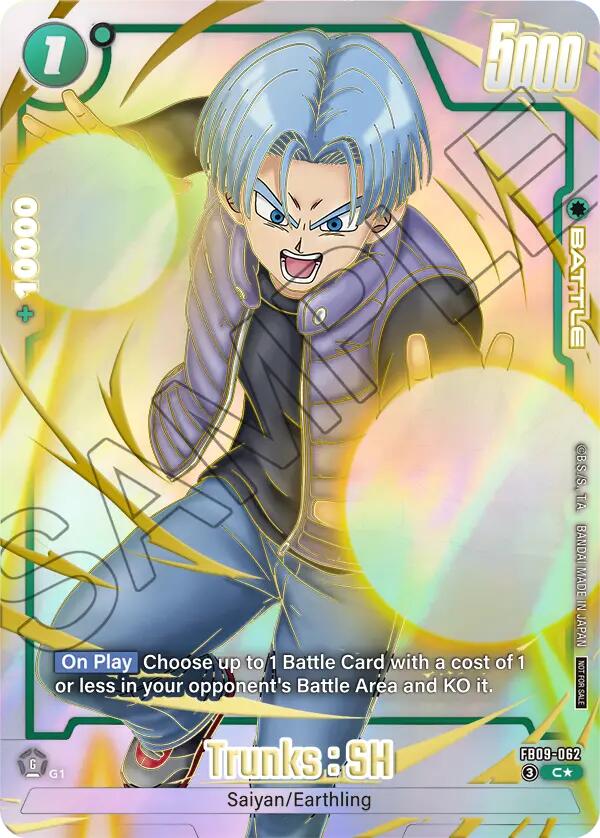 Trunks : SH (Limited Pack 26-27 WAVE1) [Fusion World Tournament Cards] | Cards and Coasters CA