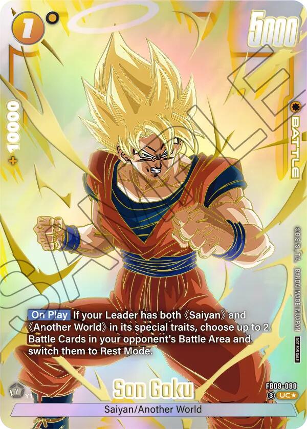 Son Goku (FB09-080) (Limited Pack 26-27 WAVE1) [Fusion World Tournament Cards] | Cards and Coasters CA