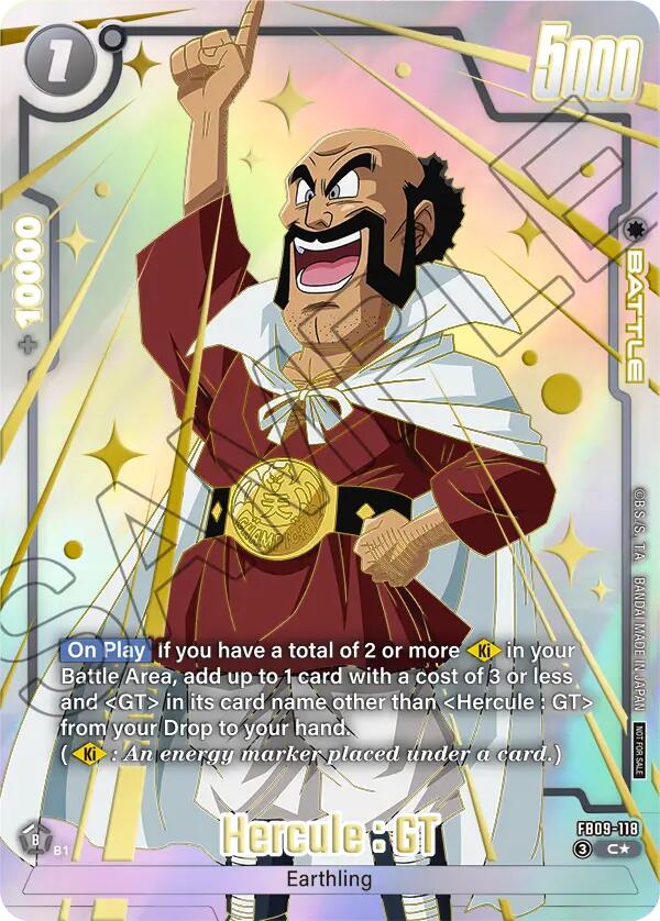 Hercule : GT (Limited Pack 26-27 WAVE1) [Fusion World Tournament Cards] | Cards and Coasters CA
