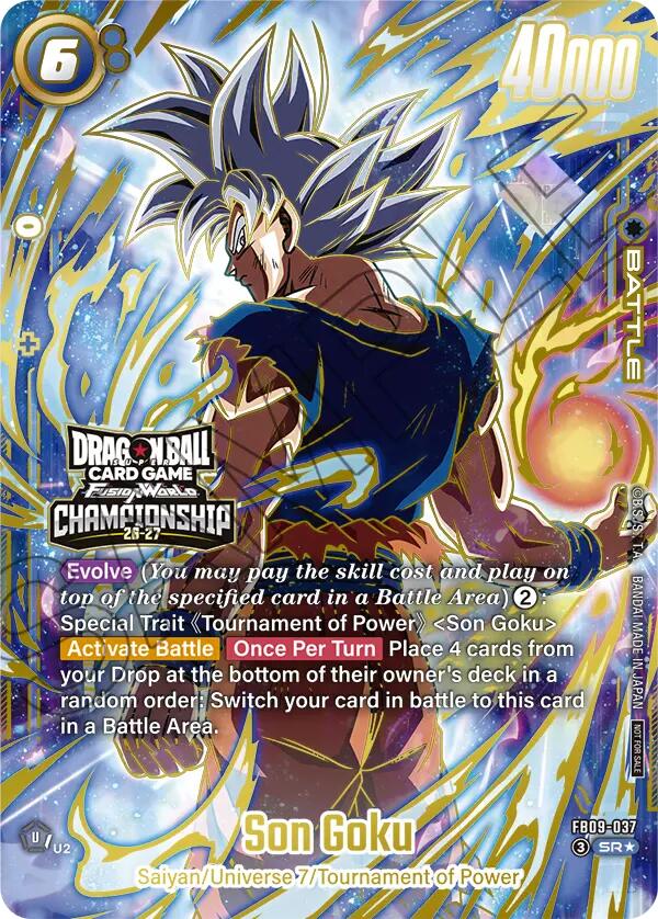 Son Goku (FB09-037) (Championship 26-27) [Fusion World Tournament Cards] | Cards and Coasters CA