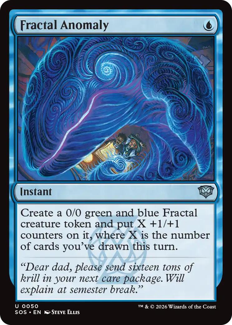 Fractal Anomaly [Secrets of Strixhaven] | Cards and Coasters CA