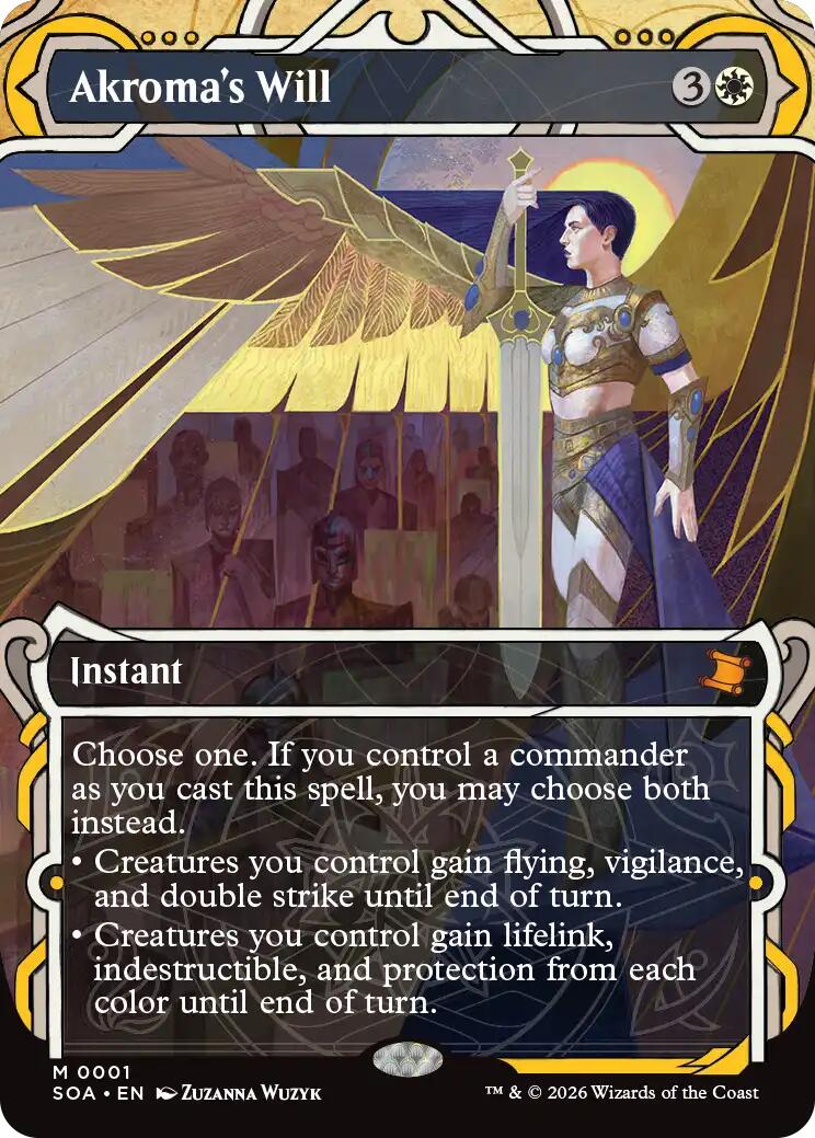 Akroma's Will [Secrets of Strixhaven: Mystical Archive] | Cards and Coasters CA