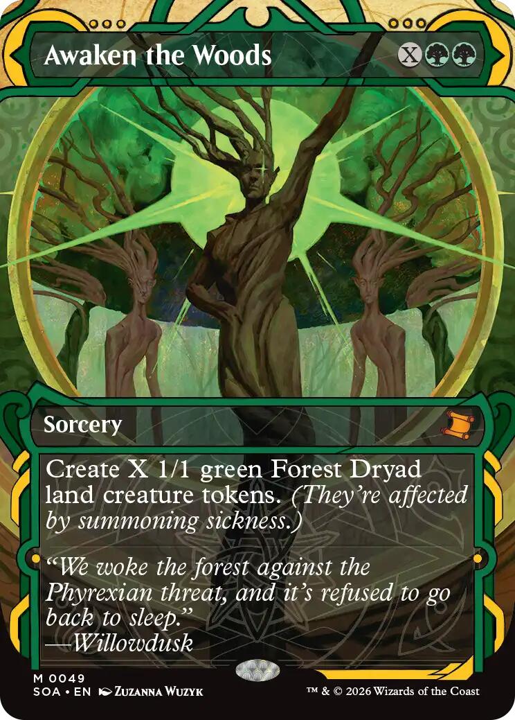 Awaken the Woods [Secrets of Strixhaven: Mystical Archive] | Cards and Coasters CA